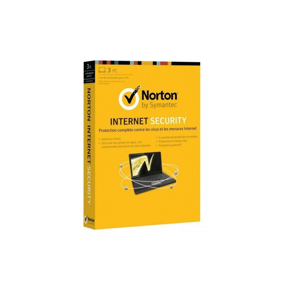Symantec Norton Internet Security - DVD 1 an/ 3 postes (21298507)