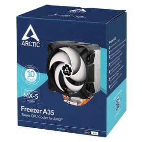 ARCTIC Freezer A35 Processeur Refroidisseur 11,3 cm Aluminium, Noir, Blanc 1 pièce(s) (ACFRE00112A) — image 8