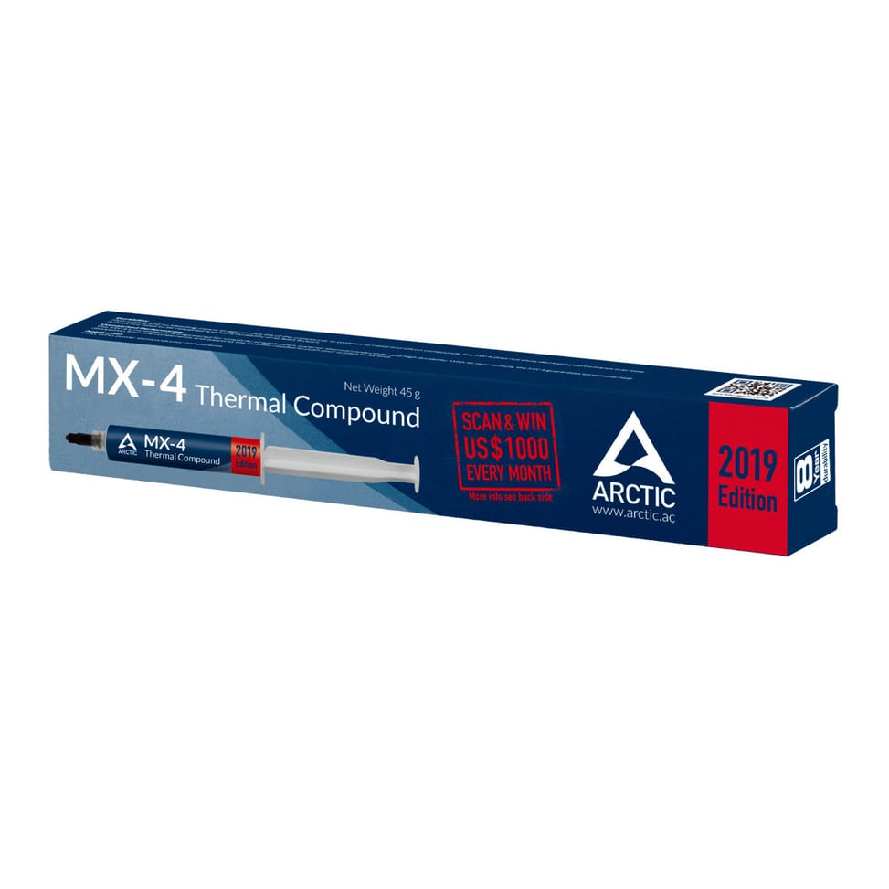 ARCTIC MX-4 combiné de dissipateurs thermiques Pâte thermique 8,5 W/m·K 45 g (ACTCP00024A) — image 2