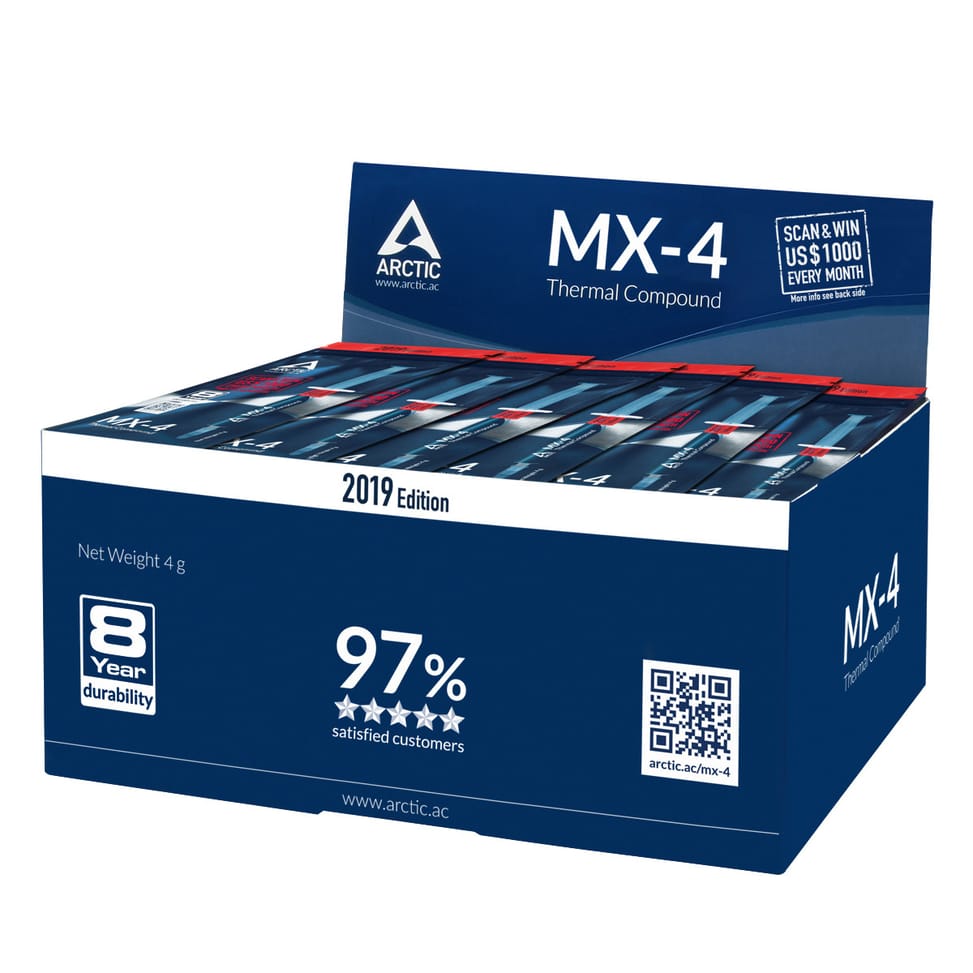 ARCTIC MX-4 combiné de dissipateurs thermiques Pâte thermique 8,5 W/m·K 4 g (ACTCP00002B) — image 4