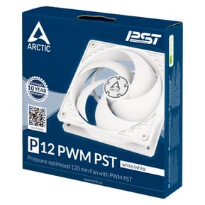 ARCTIC P12 PWM PST Boitier PC Ventilateur 12 cm Blanc (ACFAN00170A) — image 5