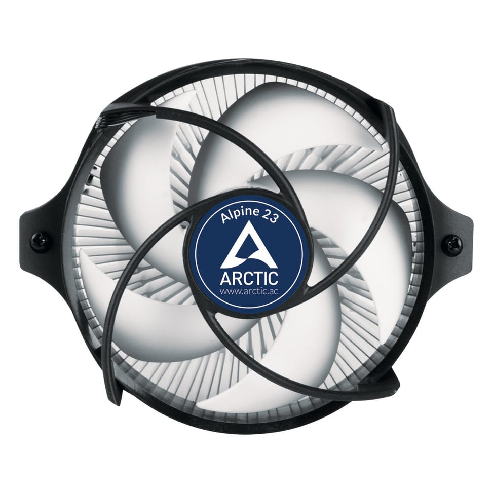 ARCTIC Alpine 23 - Compact AMD CPU-Cooler Processeur Refroidisseur d'air 9 cm Aluminium, Noir 1 pièce(s) (ACALP00035A) — image 3
