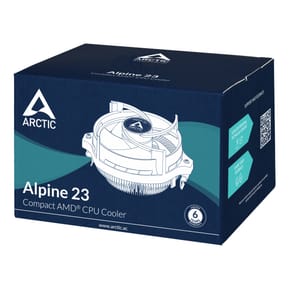 ARCTIC Alpine 23 - Compact AMD CPU-Cooler Processeur Refroidisseur d'air 9 cm Aluminium, Noir 1 pièce(s) (ACALP00035A) — image 7