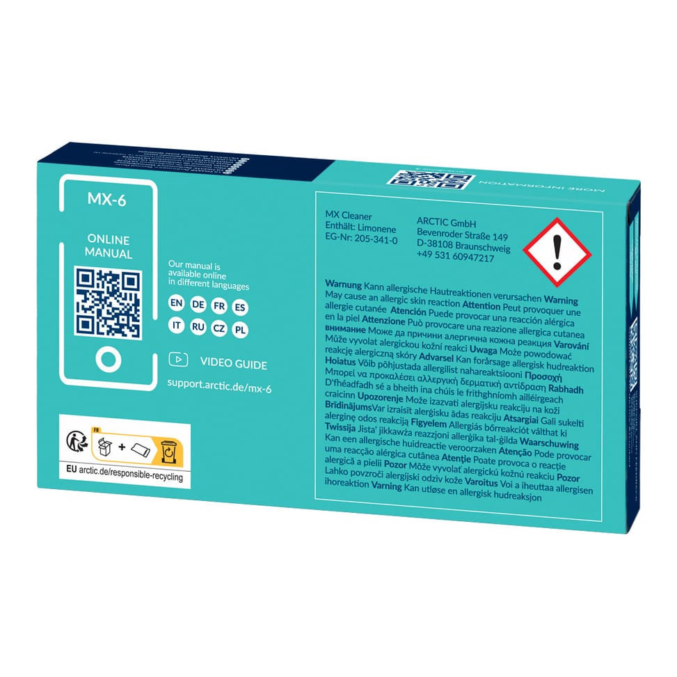 ARCTIC MX-6 Pâte thermoconductible (ACTCP00084A) — image 3