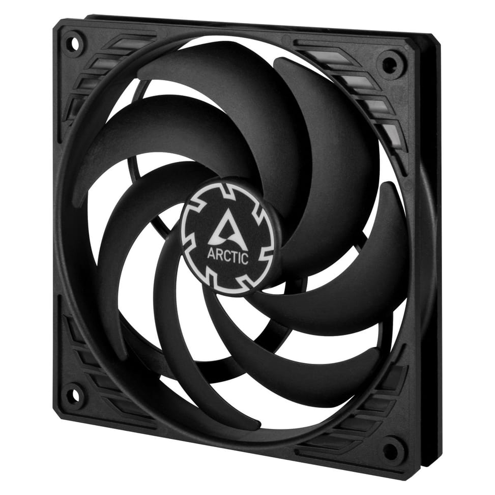 ARCTIC P12 Slim PWM PST Boitier PC Ventilateur 12 cm Noir 1 pièce(s) (ACFAN00187A) — image 1