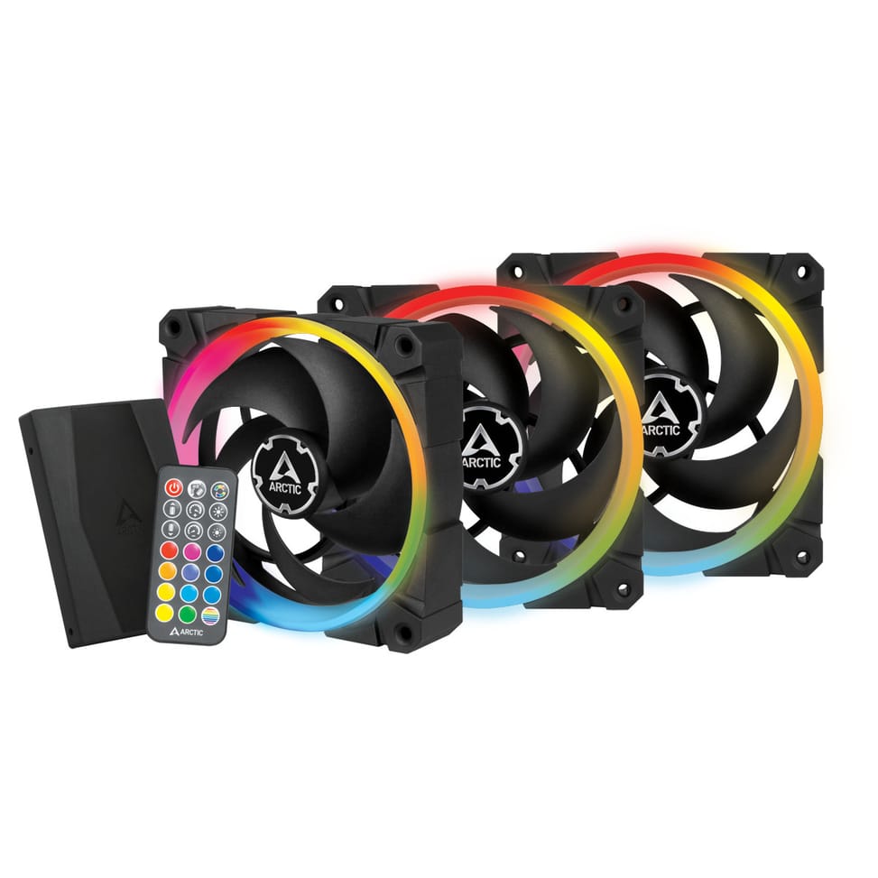 ARCTIC ACFAN00156A système de refroidissement d’ordinateur Boitier PC Ventilateur 12 cm Noir (ACFAN00156A) — image 1