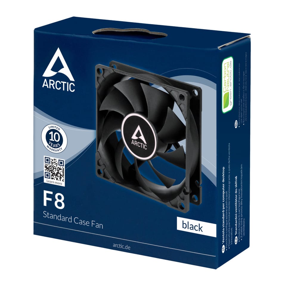 ARCTIC F8 Boitier PC Ventilateur 8 cm Noir (ACFAN00205A) — image 5