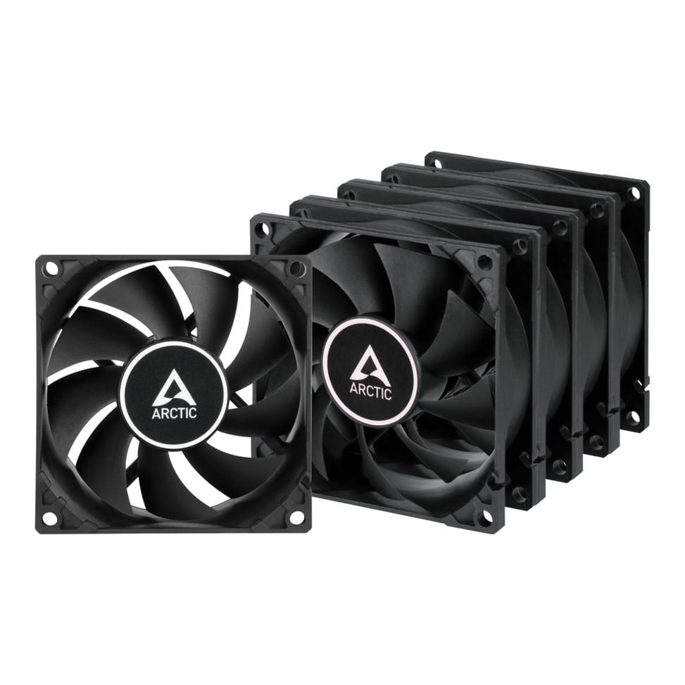 ARCTIC F8 Boitier PC Ventilateur 8 cm Noir 5 pièce(s) (ACFAN00234A) — image 1
