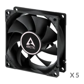 ARCTIC F8 Boitier PC Ventilateur 8 cm Noir 5 pièce(s) (ACFAN00234A) — image 2