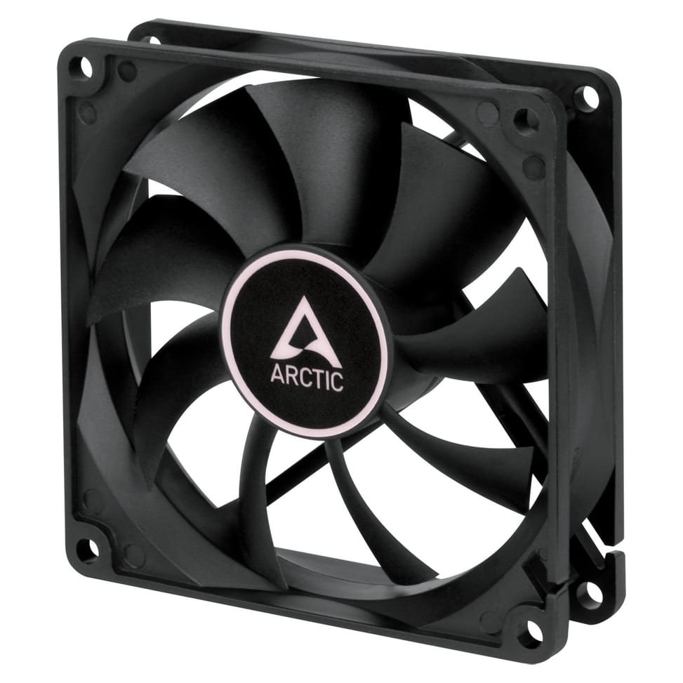ARCTIC F9 PWM PST CO Boitier PC Ventilateur 9,2 cm Noir 1 pièce(s) (ACFAN00215A) — image 1