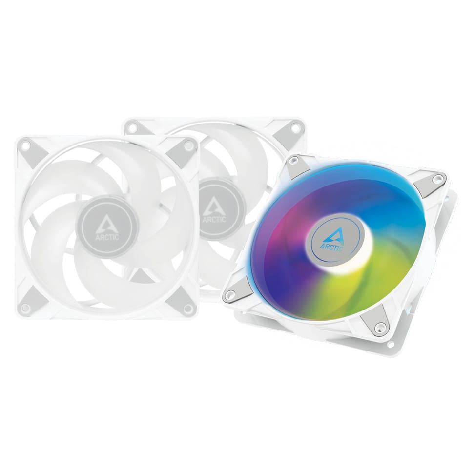 ARCTIC P12 PWM PST A-RGB 0dB Boitier PC Ventilateur 12 cm Blanc 3, 1 (ACFAN00258A) — image 1
