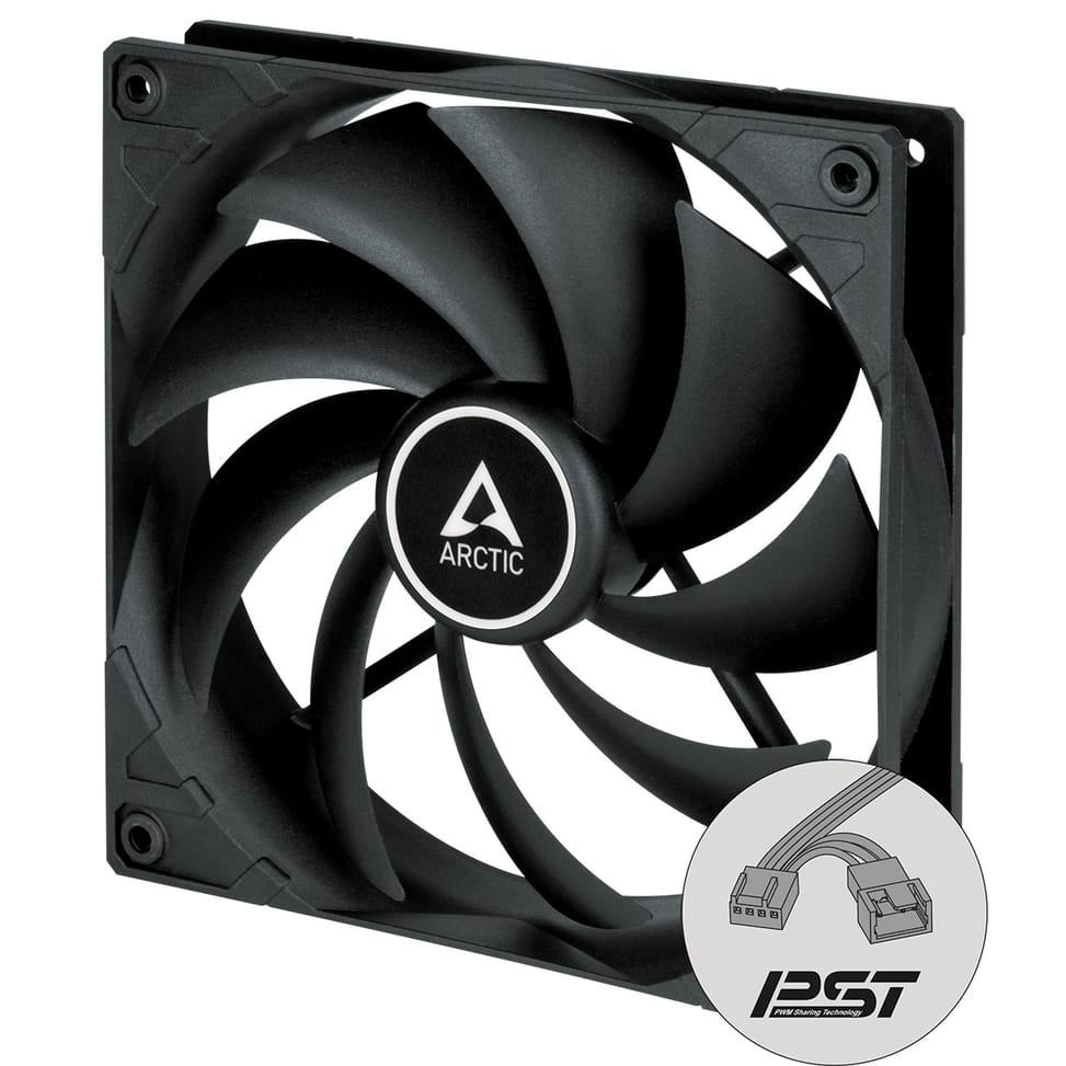 ARCTIC F14 PWM PST CO Boitier PC Ventilateur 14 cm Noir 1 pièce(s) (ACFAN00220A) — image 2