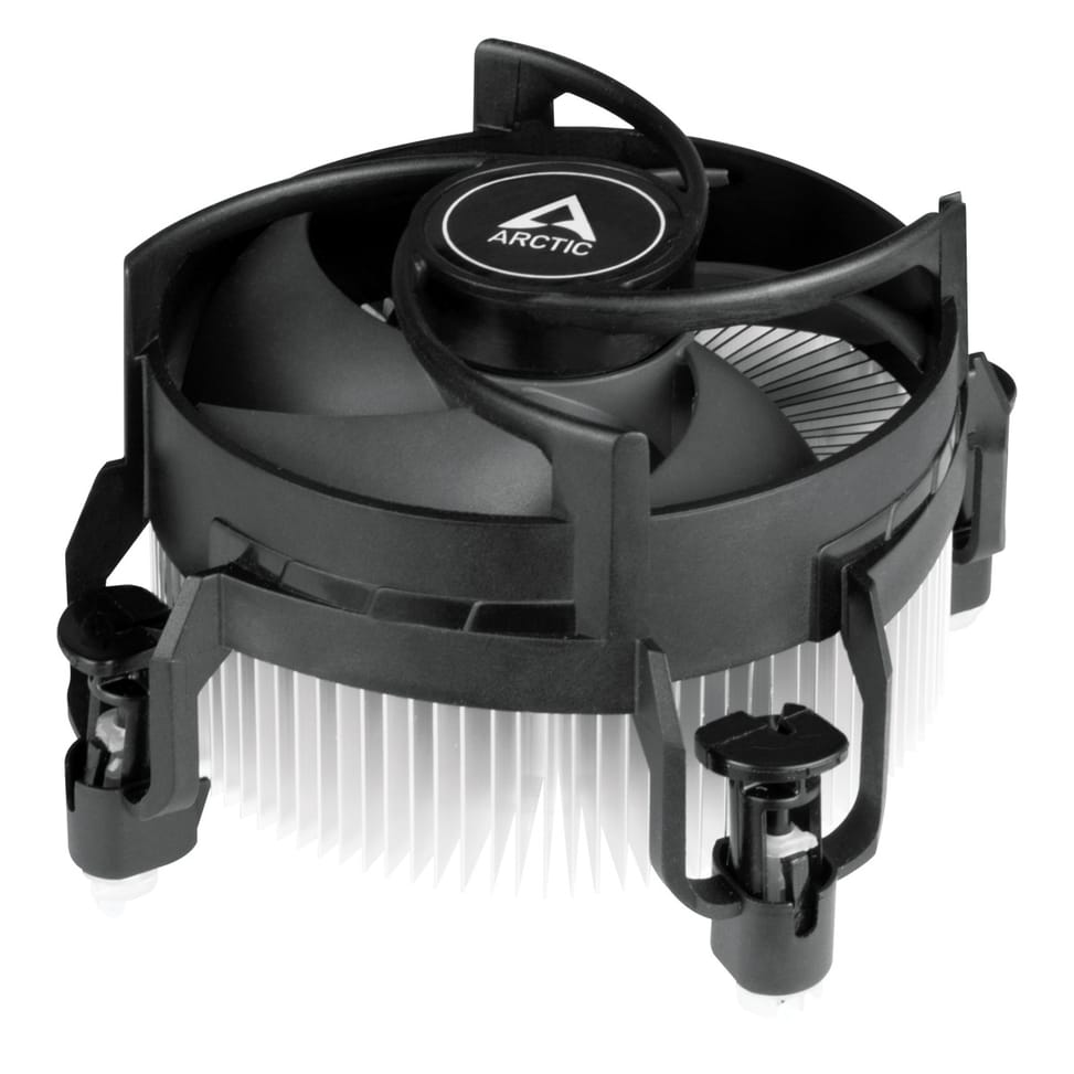 ARCTIC Alpine 17 CO Processeur Refroidisseur d'air 9,2 cm Noir, Argent 1 pièce(s) (ACALP00041A) — image 2