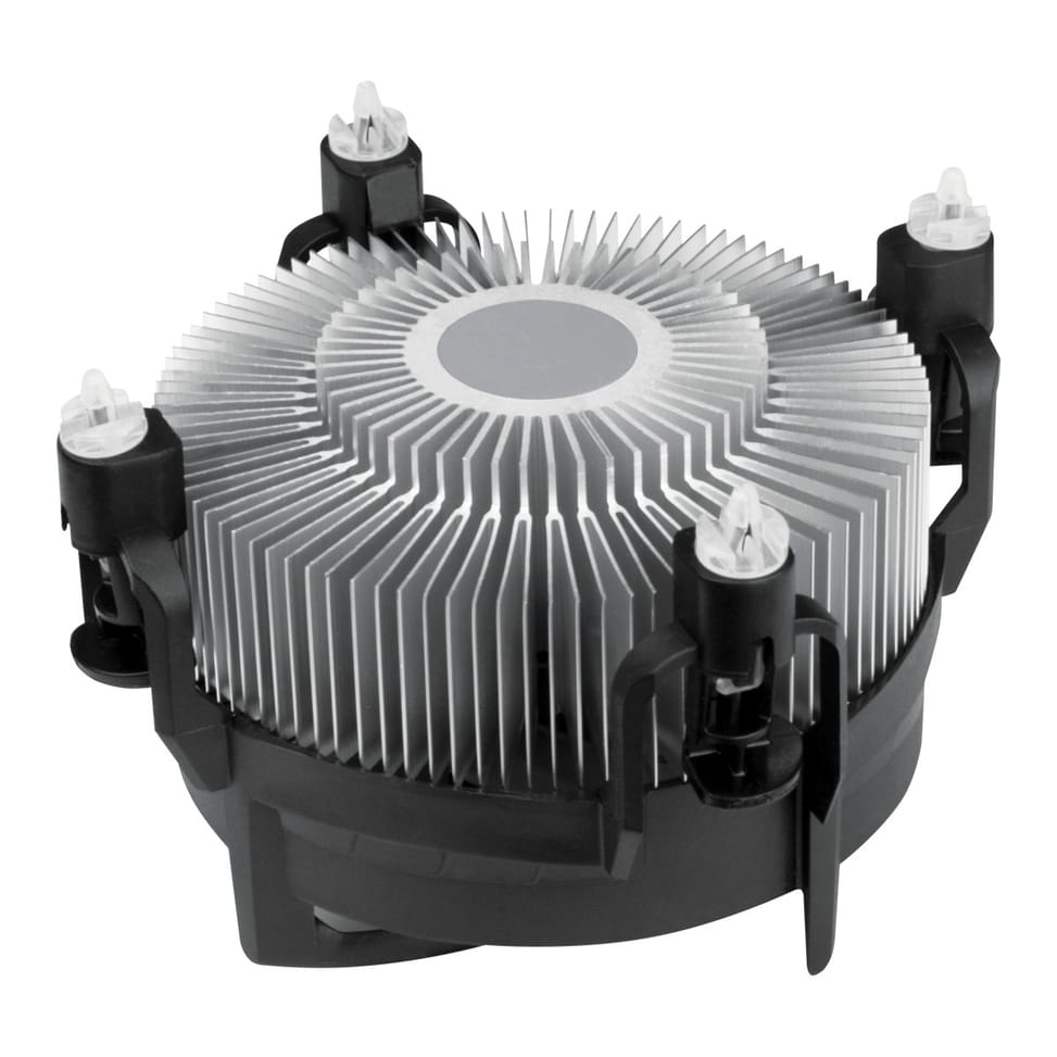 ARCTIC Alpine 17 CO Processeur Refroidisseur d'air 9,2 cm Noir, Argent 1 pièce(s) (ACALP00041A) — image 3