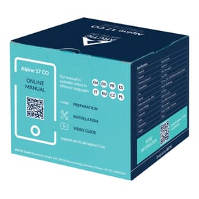 ARCTIC Alpine 17 CO Processeur Refroidisseur d'air 9,2 cm Noir, Argent 1 pièce(s) (ACALP00041A) — image 8
