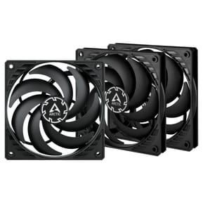 ARCTIC P12 Slim PWM PST Boitier PC Ventilateur 12 cm Noir 3 pièce(s) (ACFAN00275A)