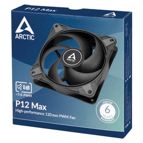 ARCTIC P12 Max Boitier PC Ventilateur 12 cm Noir 1 pièce(s) (ACFAN00280A) — image 5