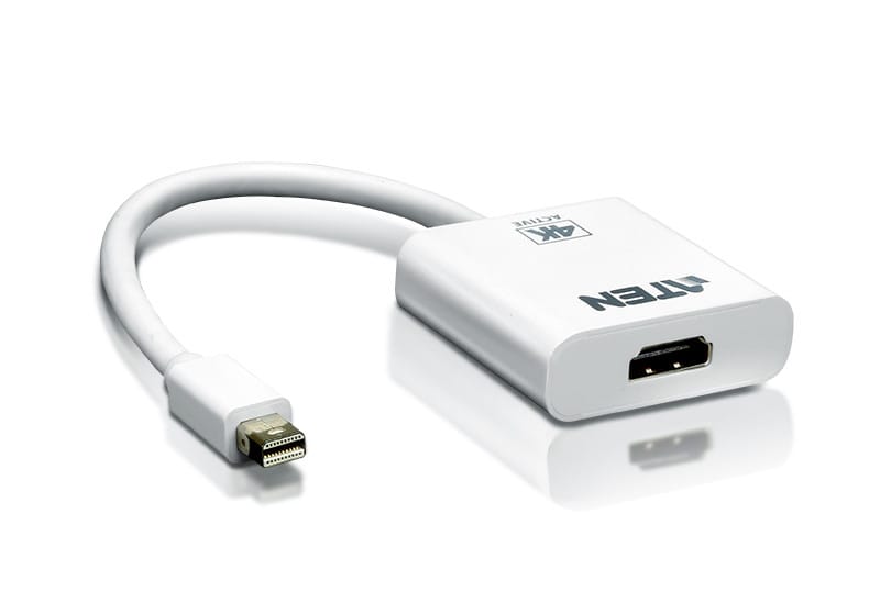 ATEN Adaptateur actif Mini DisplayPort vers HDMI 4K Adaptateur actif Mini DisplayPort vers HDMI 4K  (VC981-AT) — image 1