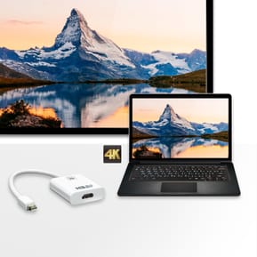 ATEN Adaptateur actif Mini DisplayPort vers HDMI 4K Adaptateur actif Mini DisplayPort vers HDMI 4K (VC981-AT) — image 3
