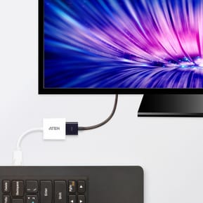 ATEN Adaptateur DisplayPort à HDMI Adaptateur DisplayPort à HDMI (VC985-AT) — image 2