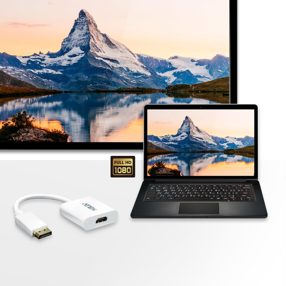 ATEN Adaptateur DisplayPort à HDMI Adaptateur DisplayPort à HDMI  (VC985-AT) — image 3