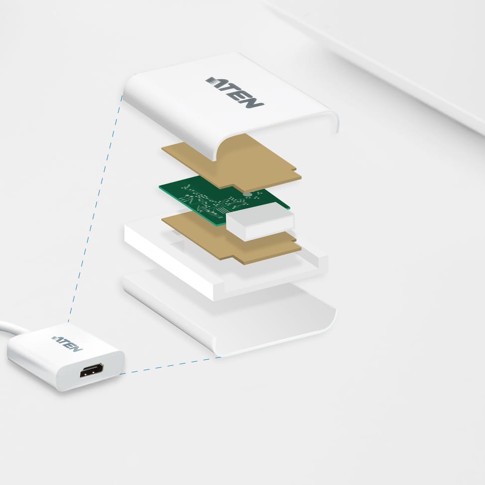 ATEN Adaptateur DisplayPort à HDMI Adaptateur DisplayPort à HDMI  (VC985-AT) — image 4