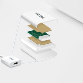 ATEN Adaptateur DisplayPort à HDMI Adaptateur DisplayPort à HDMI (VC985-AT) — image 4