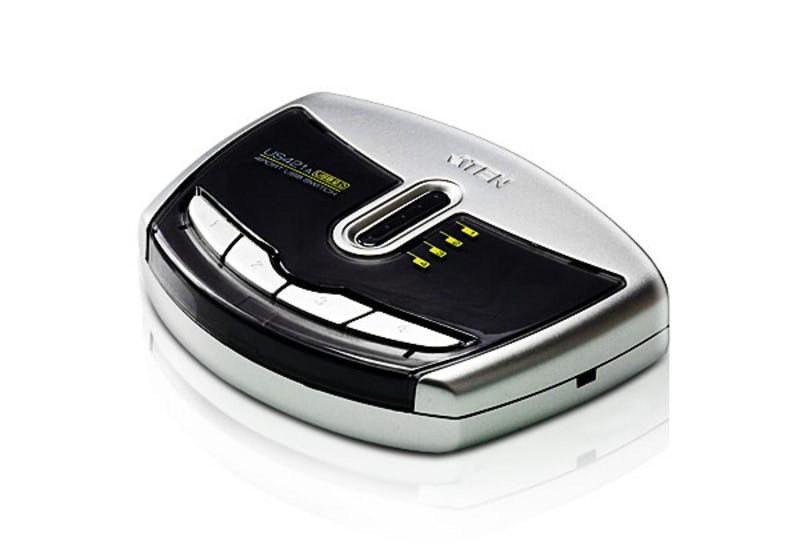 ATEN Commutateur de périphérique USB 2.0 à 4 ports Commutateur de périphérique USB 2.0 à 4 ports  (US421A-AT) — image 1