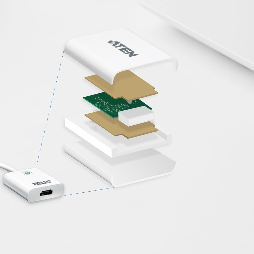 ATEN Adaptateur actif DisplayPort vers HDMI 4K Adaptateur actif DisplayPort vers HDMI 4K  (VC986-AT) — image 4
