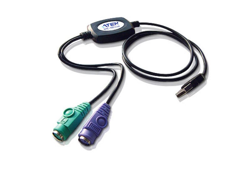 ATEN Adaptateur PS/2 à USB (90 cm) Adaptateur PS/2 à USB (90 cm)  (UC10KM-AT) — image 1