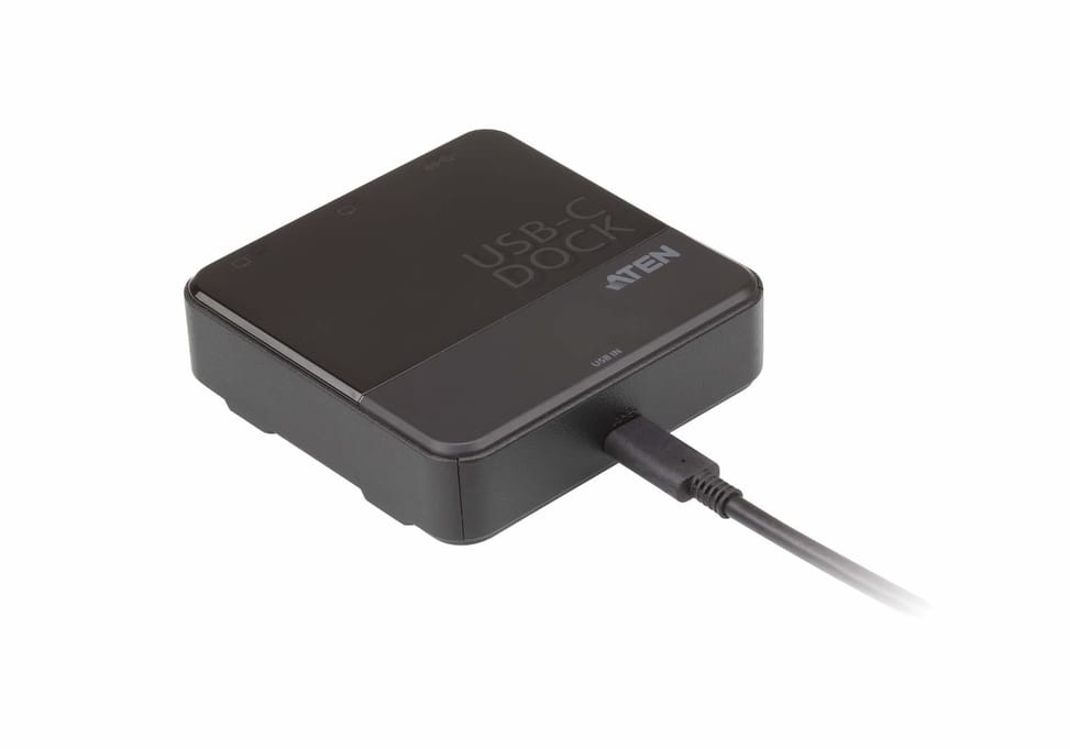 ATEN UH3233 Avec fil USB 3.2 Gen 1 (3.1 Gen 1) Type-C Noir Mini-station double-HDMI USB-C  (UH3233-AT) — image 4