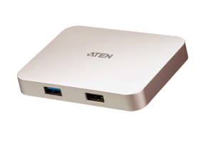 ATEN Mini-station USB-C 4K Ultra avec transfert de l’alimentation (UH3235-AT)