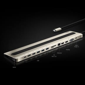 ATEN Station d’accueil multiports USB-C avec transfert de l’alimentation (UH3237-AT) — image 3