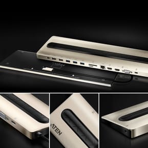 ATEN Station d’accueil multiports USB-C avec transfert de l’alimentation (UH3237-AT) — image 4