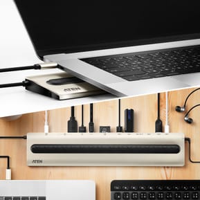 ATEN Station d’accueil multiports USB-C avec transfert de l’alimentation (UH3237-AT) — image 7