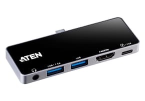 ATEN Station d’accueil de voyage USB-C avec transfert de puissance (UH3238-AT) — image 4