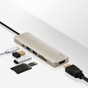 ATEN Mini station d’accueil multiport USB-C avec transfert de puissance (UH3239-AT) — image 4