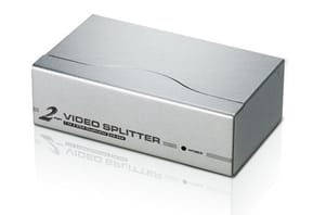 ATEN Séparateur VGA 2 ports (350MHz) 1920 x 1440@60Hz, 350 MHz, VGA, DC 9V, 130x75.1x44 mm (VS92A-AT-G)