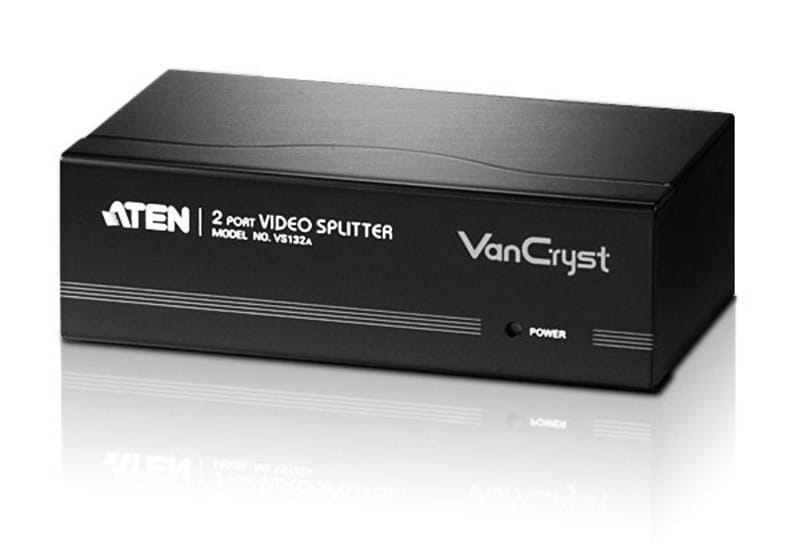 ATEN Séparateur VGA 2 ports (450MHz) 450 MHz, 2x VGA, 130x75.1x44 mm  (VS132A-AT-G) — image 1
