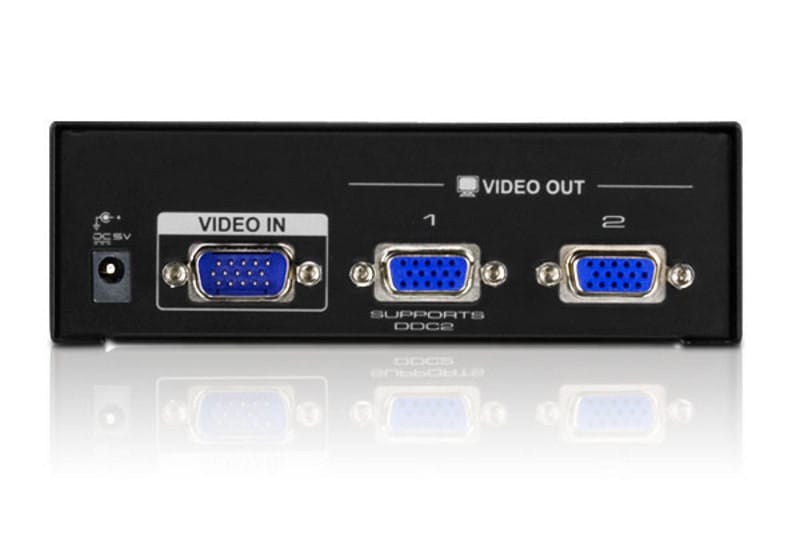ATEN Séparateur VGA 2 ports (450MHz) 450 MHz, 2x VGA, 130x75.1x44 mm  (VS132A-AT-G) — image 2