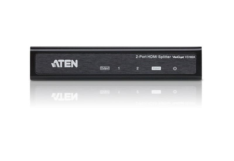 ATEN Séparateur HDMI 4K 2 ports 10.2 Gb/s, 340 MHz, 2x HDMI, HDCP, 125x80x25 mm  (VS182A-AT-G) — image 3