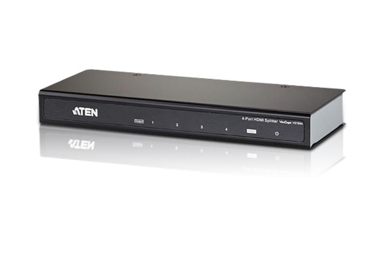 ATEN Séparateur HDMI 4K 4 ports 10.2 Gb/s, 340 MHz, 4x HDMI, HDCP, 200x80x25 mm  (VS184A-AT-G) — image 1