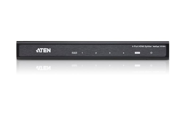 ATEN Séparateur HDMI 4K 4 ports 10.2 Gb/s, 340 MHz, 4x HDMI, HDCP, 200x80x25 mm  (VS184A-AT-G) — image 3