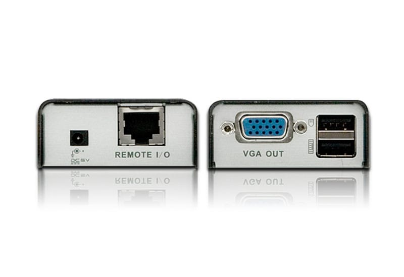 ATEN Extension Mini KVM Cat 5 VGA USB (1280 x 1024@100m) Extension Mini KVM Cat 5 VGA USB (1280 x 1024@100m)  (CE100-AT-G) — image 2