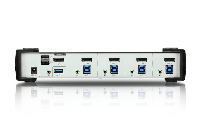 ATEN Commutateur KVMP™ DisplayPort 4 ports USB 3.0 (câbles inclus) (CS1914-AT-G) — image 2