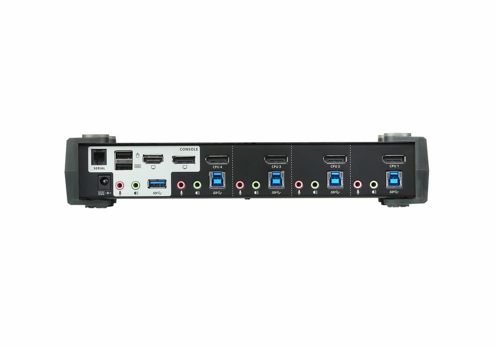 ATEN Commutateur KVMP™ MST DisplayPort 4K 4 ports USB 3.0 (câbles inclus) (CS1924M-AT-G) — image 2