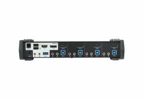 ATEN Commutateur KVMP™ MST DisplayPort 4K 4 ports USB 3.0 (câbles inclus) (CS1924M-AT-G) — image 2