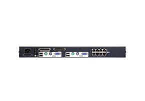 ATEN Commutateur KVM (DisplayPort, HDMI, DVI, VGA) multi-interface Cat 5 à 8 ports et 2 consoles (KH2508A-AX-G) — image 2