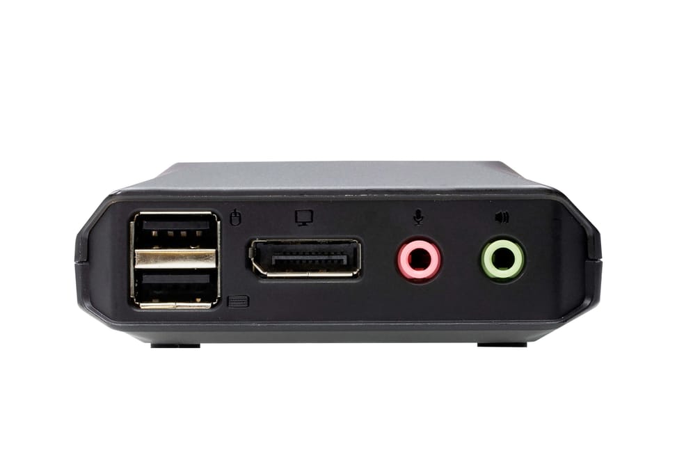 ATEN Commutateur KVM hybride DisplayPort 2 ports USB-C Commutateur KVM hybride DisplayPort 2 ports USB-C  (CS52DP-AT) — image 2