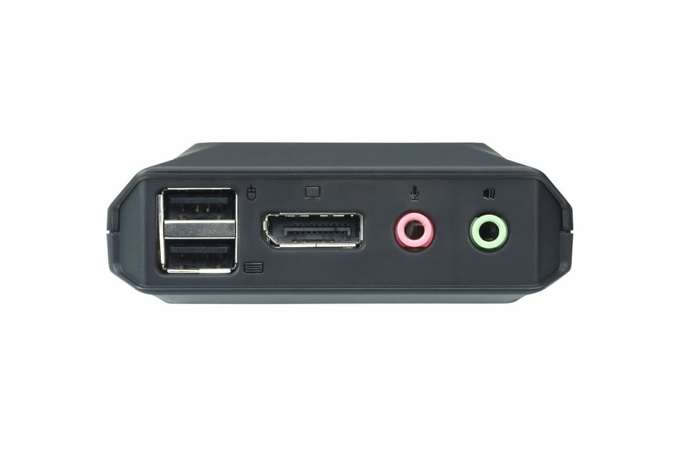 ATEN Commutateur KVM câble DisplayPort USB 2 ports avec sélecteur de port distant (CS22DP-AT) — image 4
